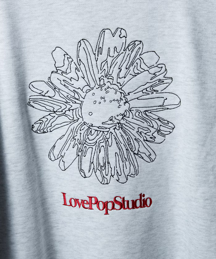 LOVE POP STUDIO FLOWER EMBROIDERY SWEAT【Limited Edition】