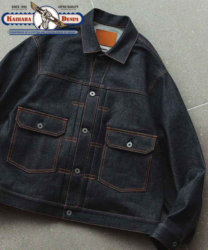 [Made in Japan] JAPAN DENIM TRACKER JACKET - Indigo Blue