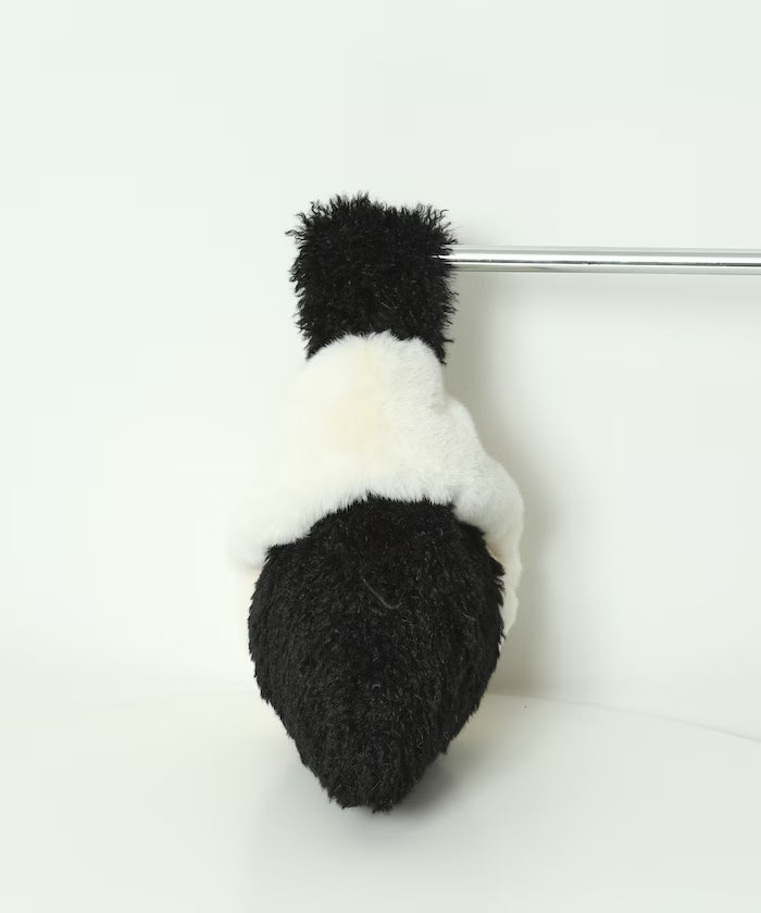 Faux Fur Combination Tote Bag