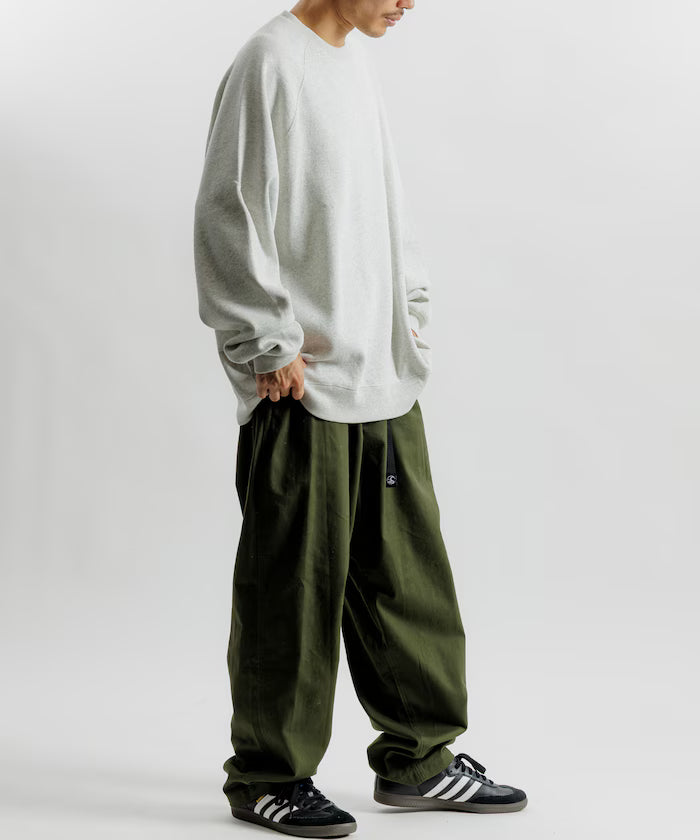 12oz Heavyweight Big Silhouette Raglan Sleeve Crew Neck Sweatshirt 【Limited Edition】