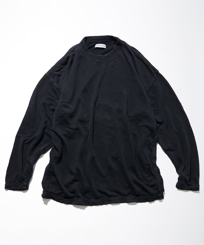 French Linen Reversible Long Sleeve T-Shirt