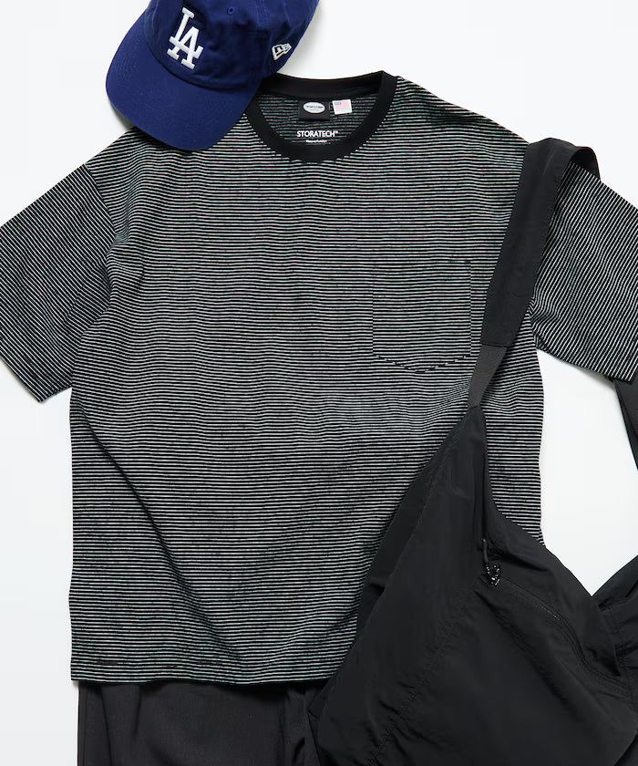 STORATECH Big Silhouette Pocket T-shirt/Antibacterial/Odor-resistant/Antimicrobial/UV Cut/Contact Cooling/Quick Drying 【Limited Edition】