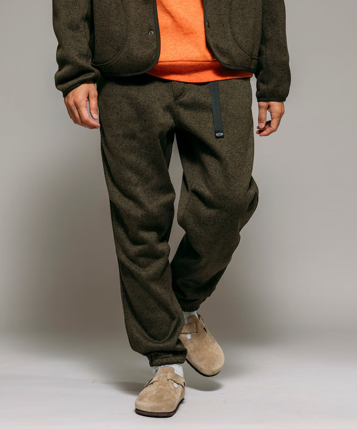 Relaxed Fit Knit Fleece Easy Jogger Pants