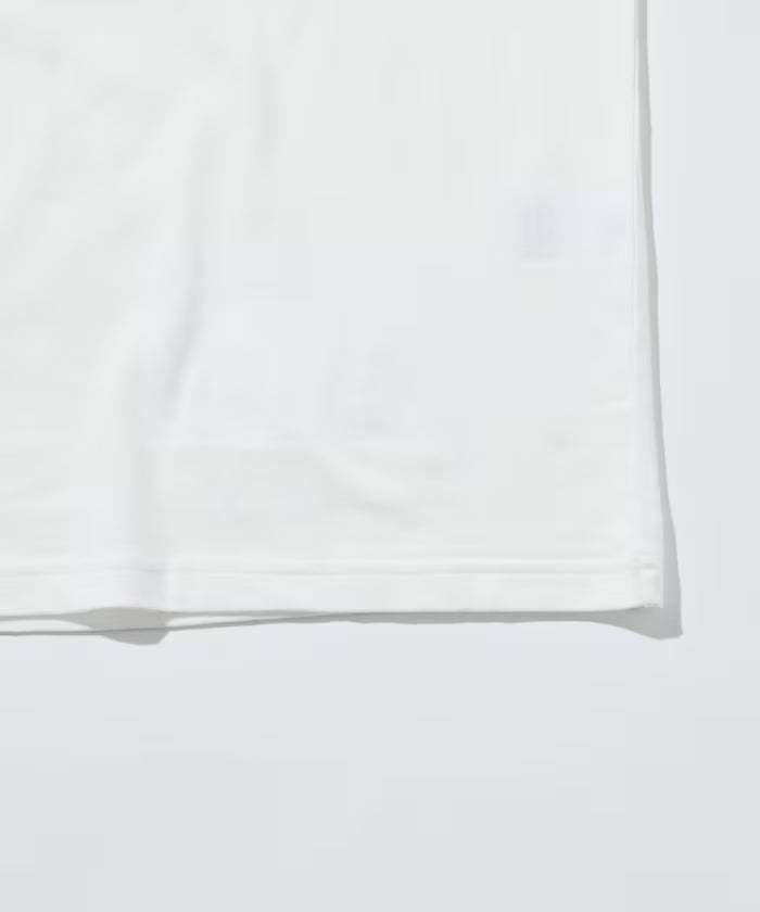 Sheer Knit & Cotton T-Shirt Layered Set