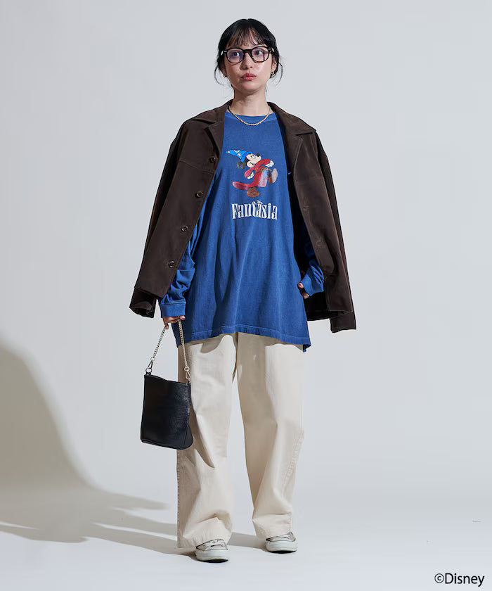 [DISNEY FANTASIA] Big Front Print Long T