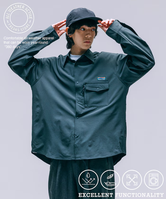 ALL WEATHER ACTIVE WEAR/All Weather Active Wear Relaxed Fit Pocket Shirt 【Limited Edition】
