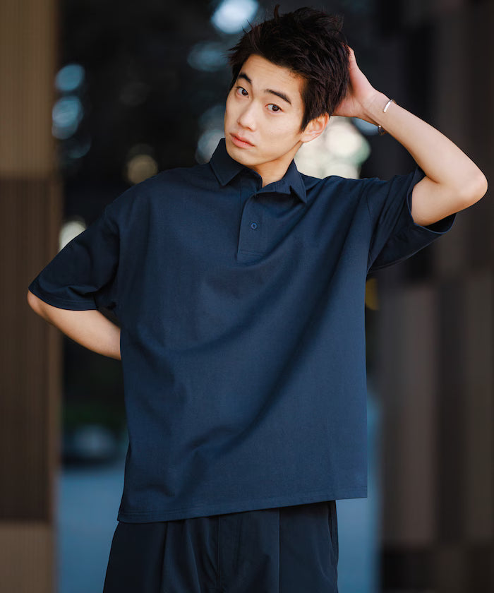 STORATECH/Stratech Big Silhouette Polo Shirt/Antibacterial/Odor Resistant/Sanitizing/UV Cut/Contact Cooling/Quick Drying 【Limited Release】