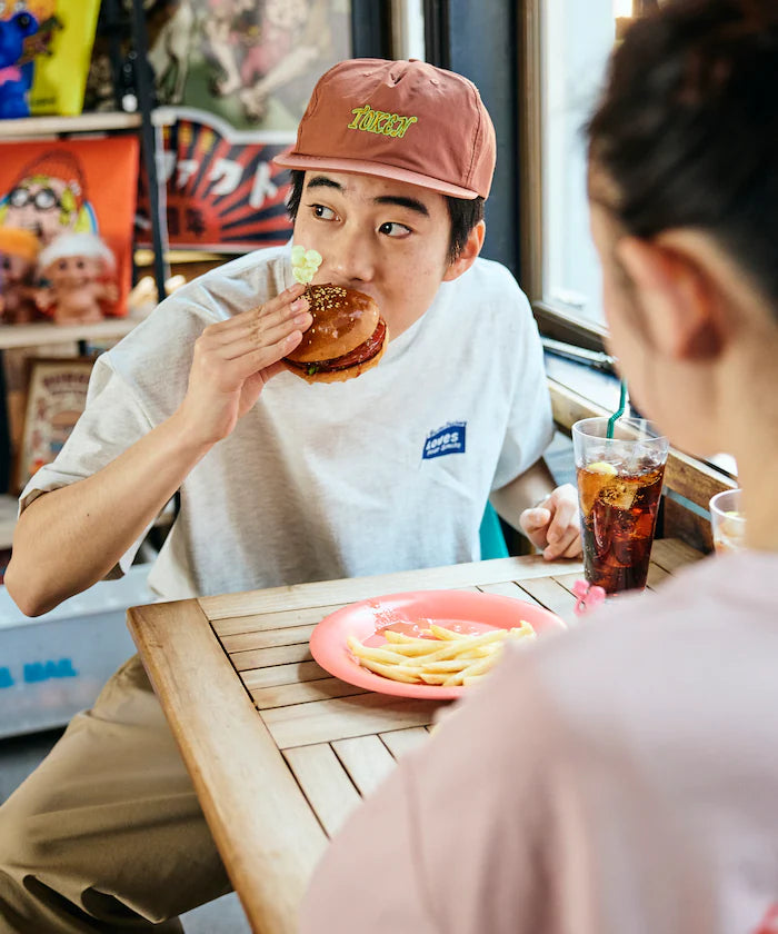 Burger Factory × FREAK'S STORE/ Burger Factory Limited Big Silhouette Back Print Crew Neck T-shirt 【Limited Edition】