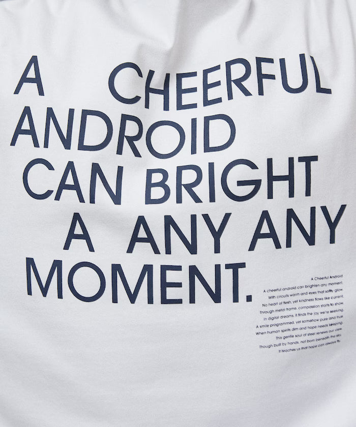 LOVE POP STUDIO CHEERFUL Typography T-Shirt Limited Edition