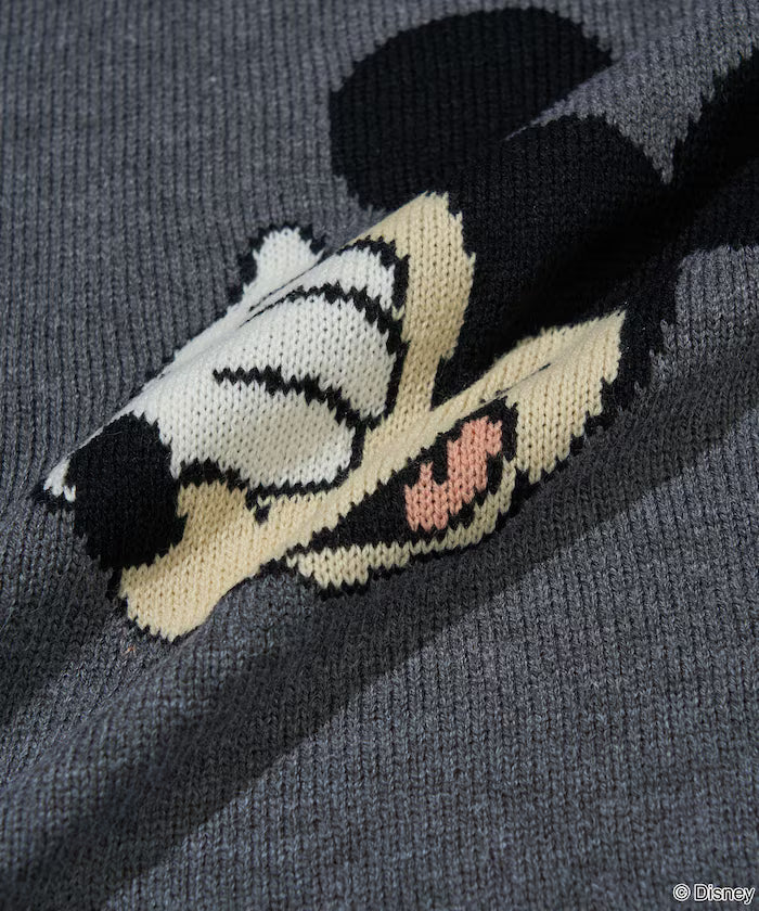 Custom Mickey Mouse Face Knit