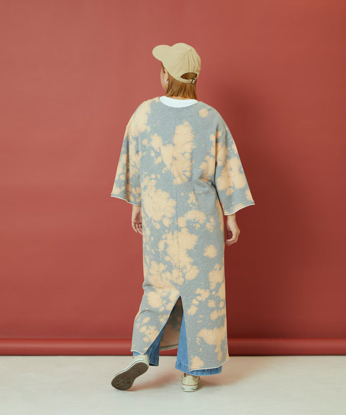 Bleach Back Sweat Ribbon One-Piece