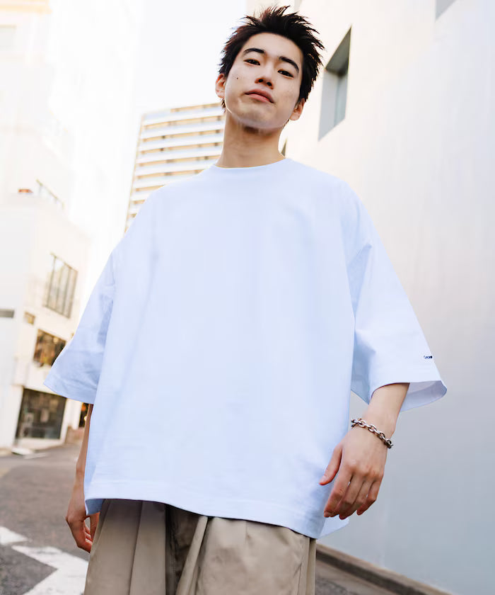 Big Silhouette One Point Crew Neck T-Shirt / Wide Silhouette [Limited Edition]