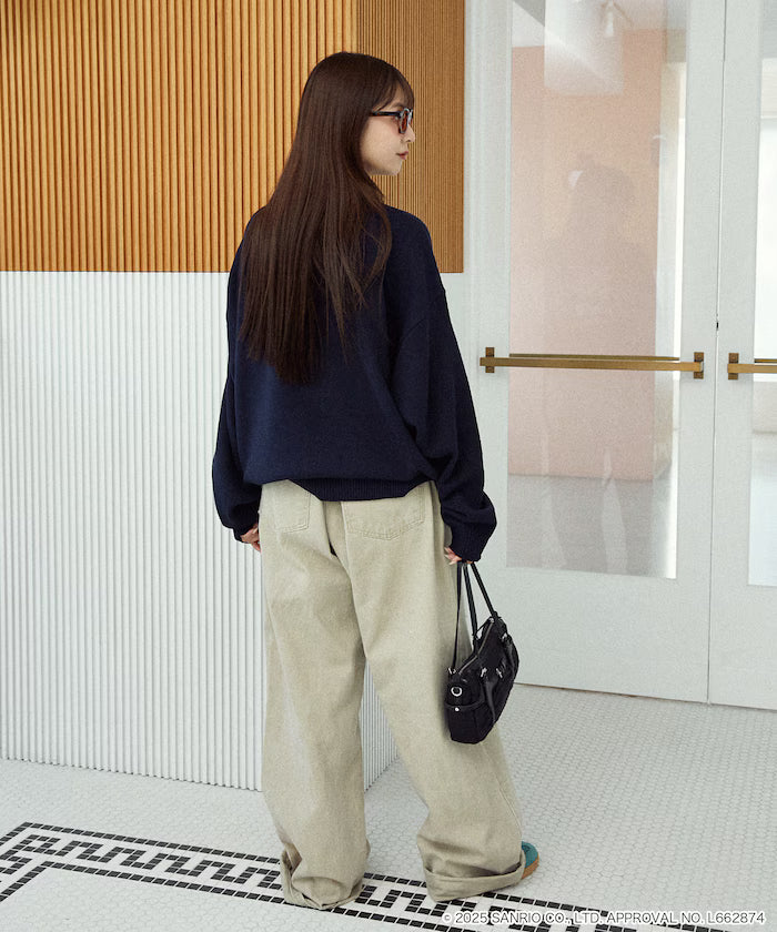 "SANRIO/Sanrio" Pixel Art Jacquard Knit Limited Edition