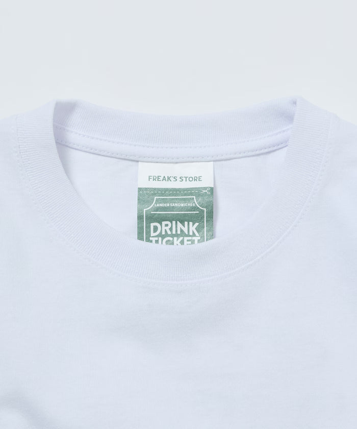 LANDER SANDWICHES×FREAK'S STORE/Lander Limited Edition Big Silhouette Back Print Crew Neck T-Shirt 【Limited Release】