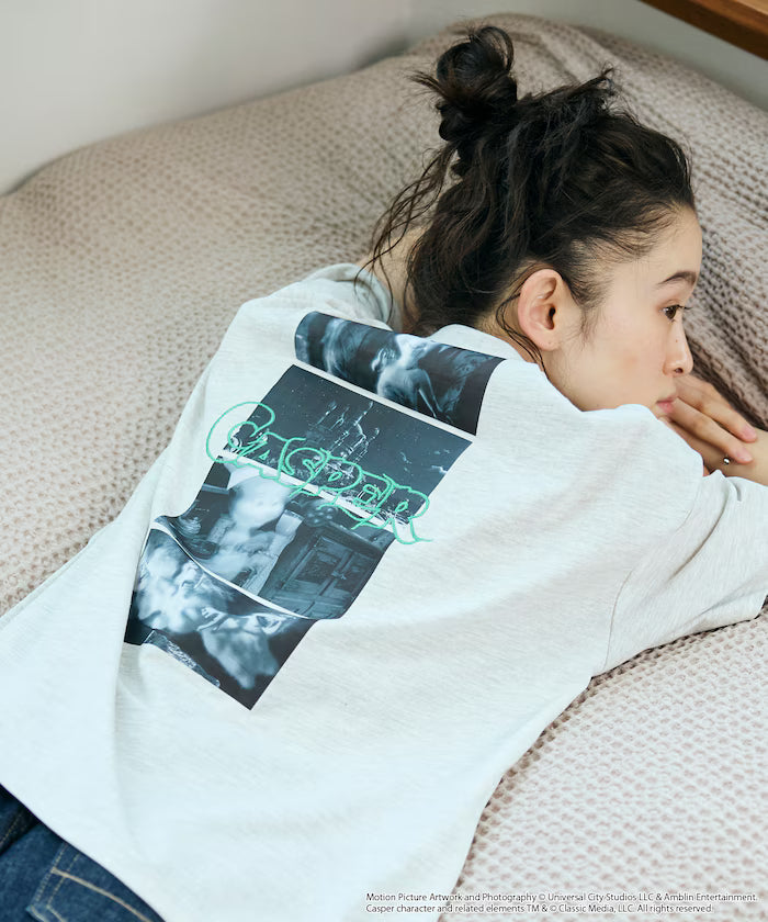 Casper Exclusive Big Silhouette Back Print Crew Neck T-Shirt [Limited Edition]