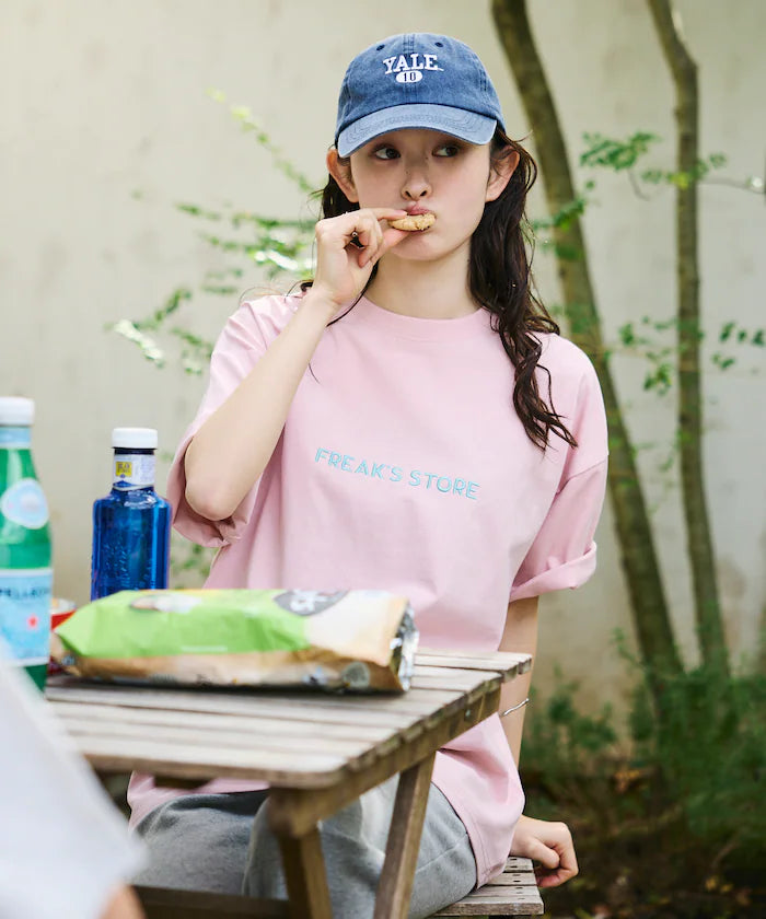 Relaxed Fit Embroidered Logo Crew Neck T-Shirt 【Limited Edition】