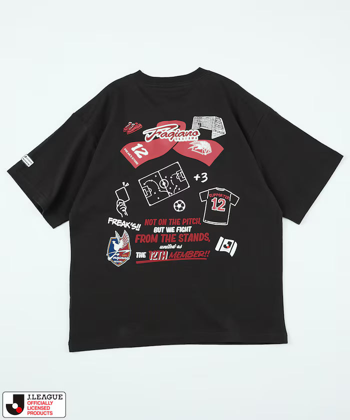 [Sales start on May 15 at 12:00] J.LEAGUE × FREAK'S STORE exclusive SUPPORTERS SHORT SLEEVE TEE [Okayama Prefectural Fagiano]