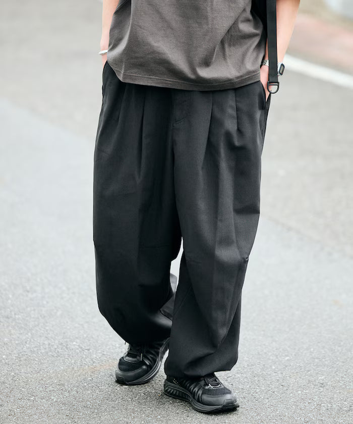 AiRide/Air Ride Wide Silhouette Pocketable Circus Pants/Quick Dry/UV Cut 【Limited Edition】