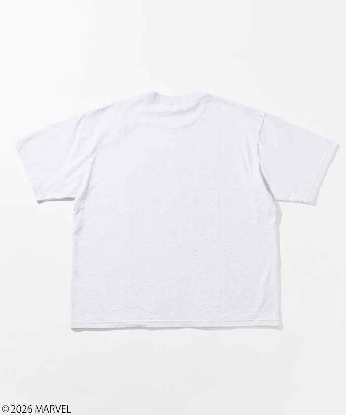 MARVEL/Marvel Avengers Crew Neck T-Shirt / Electrostatic Flock Processing