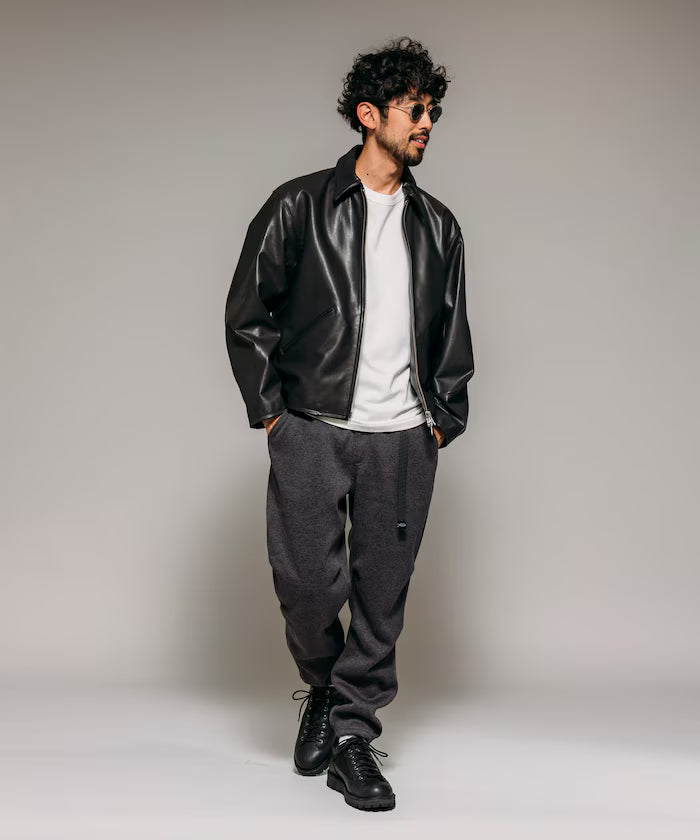 Relaxed Fit Knit Fleece Easy Jogger Pants