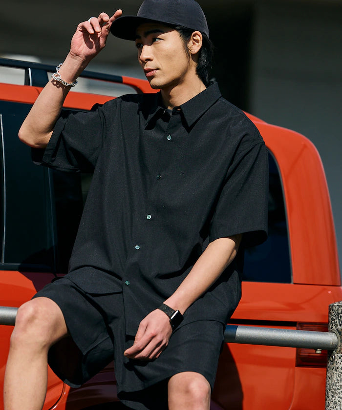 AiRide/AiRide Relax Fit Short Sleeve Regular Collar Shirt/Pocketable/Quick Drying/UV Cut [Limited Edition]