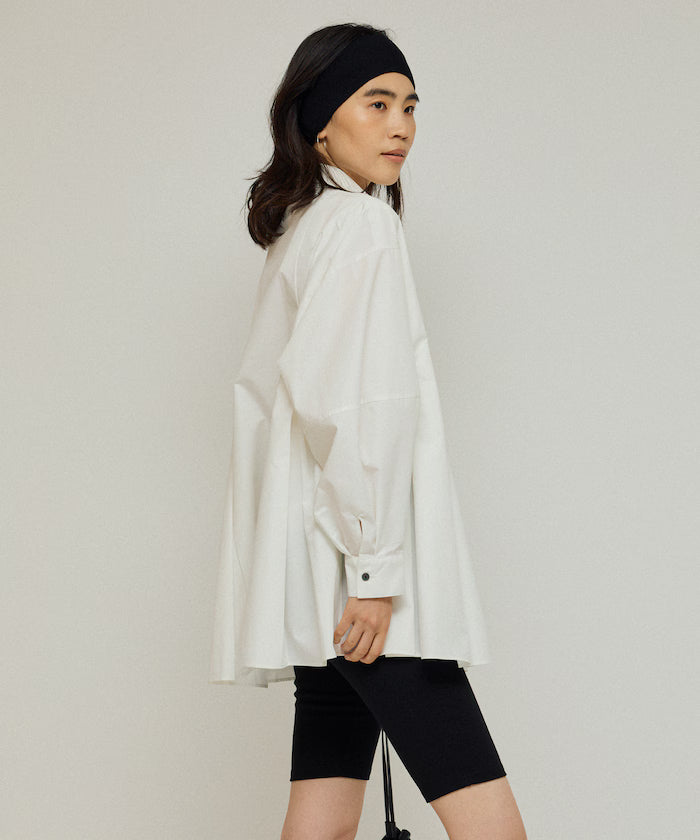 Box Stack Balloon Sleeve Long Sleeve Shirt