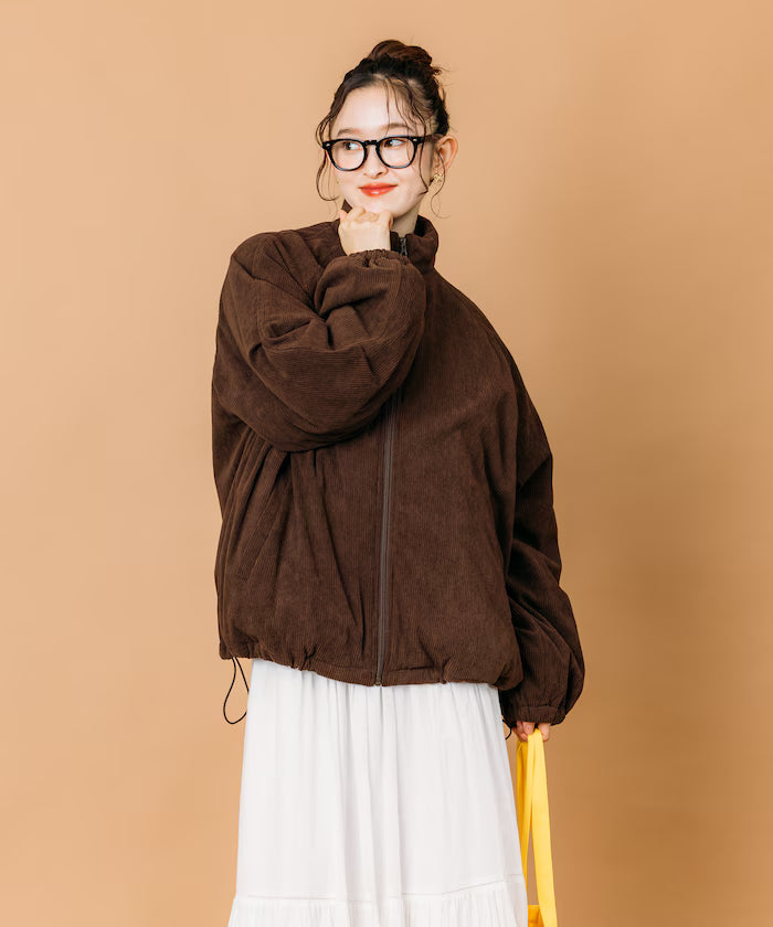 Relaxed Fit Corduroy Mid Padding Stand Blouson [Limited Edition]