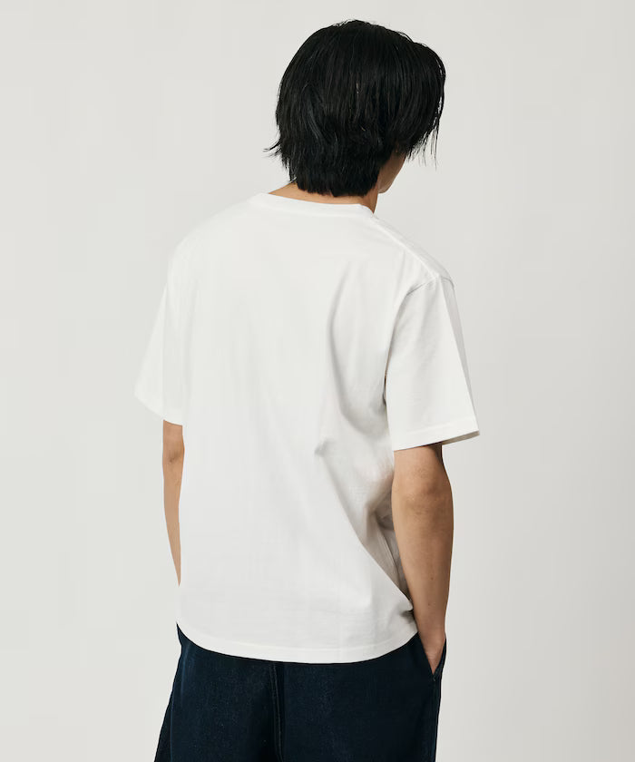 Relaxed Fit One-Point Animal Embroidery Crew Neck T-Shirt [Limited Edition]