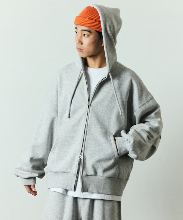 Relaxed Fit Bonding Zip-Up Parker [Limited Edition]