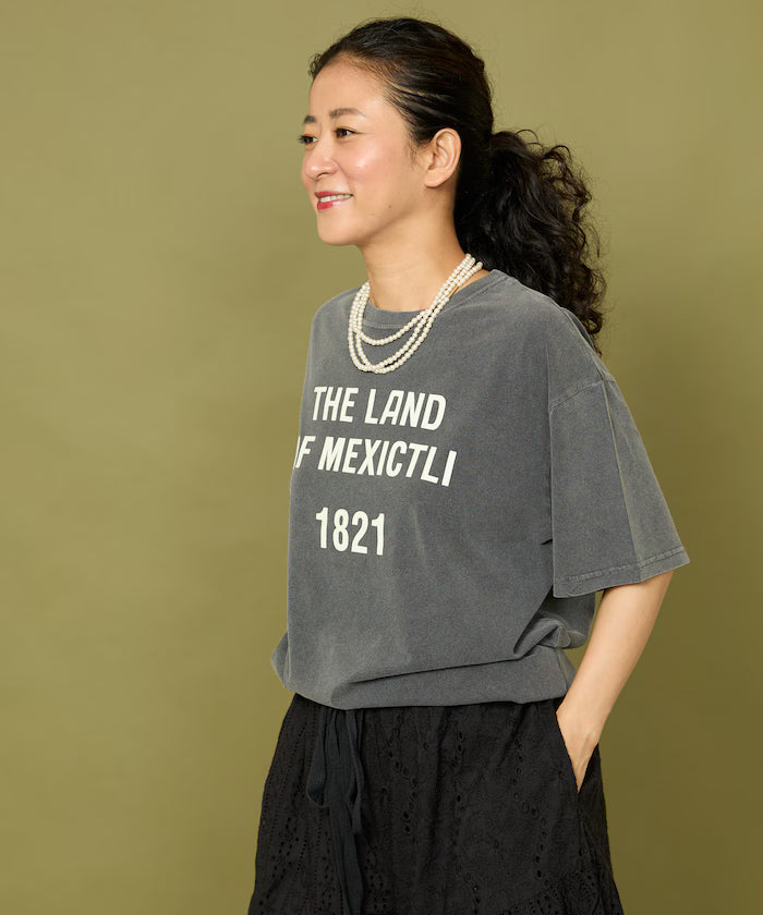 Flocky Print Big T-shirt