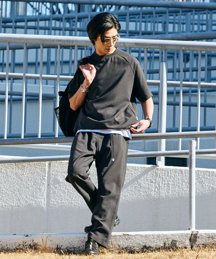AiRide/Air Ride Relaxed Fit Raglan Short Sleeve Pullover/Moisture Wicking/UV Cut/Hem Code [Limited Edition]