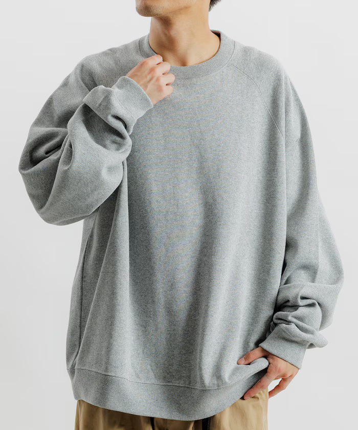 12oz Heavyweight Big Silhouette Raglan Sleeve Crew Neck Sweatshirt 【Limited Edition】
