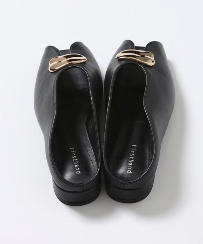 Nuance Plate Open Toe Shoes