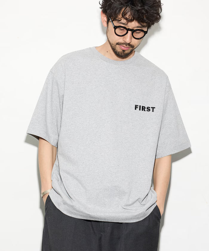 6 oz Front Logo Embroidery Crew Neck T-Shirt / One Point Design T-Shirt LEFT CHEST EMBROIDERY FIRST