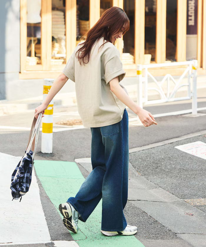 9 oz Heavyweight Big Silhouette Henley Neck T-Shirt/Heavyweight 【Limited Edition】