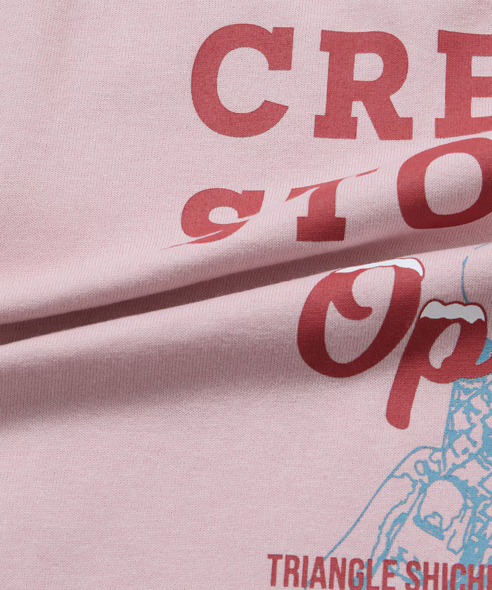 HOLIDAY ICECREAM×FREAK'S STORE Collaboration Big Silhouette Back Print Crew Neck T-Shirt [Limited Edition]