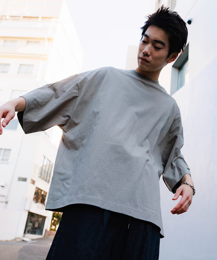 Big Silhouette One Point Crew Neck T-Shirt / Wide Silhouette [Limited Edition]