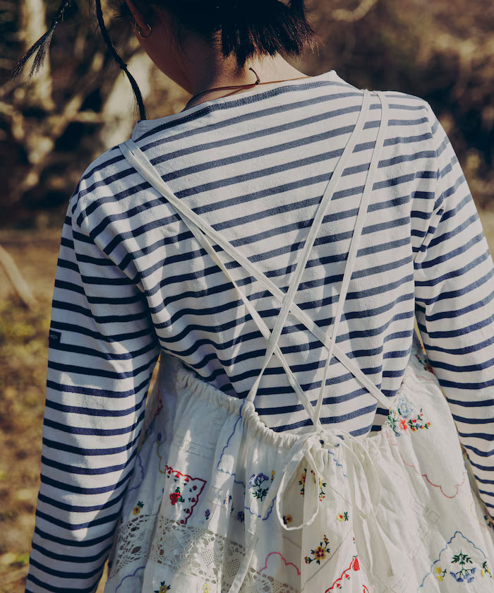 Flower Handkerchief Embroidered Camisole Dress
