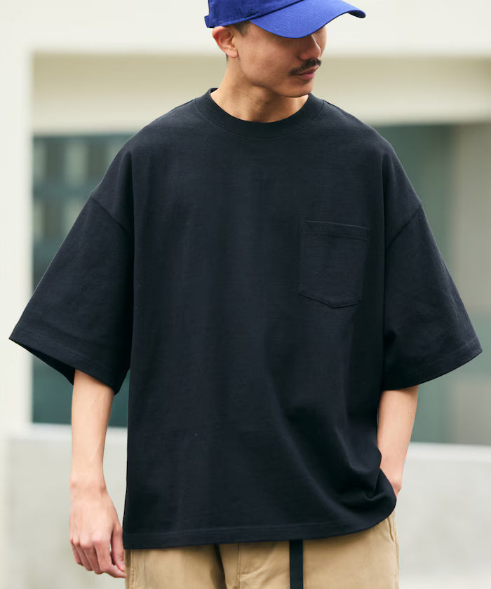 9 oz Heavyweight Big Silhouette Crew Neck Pocket T-Shirt / Heavyweight [Limited Edition]