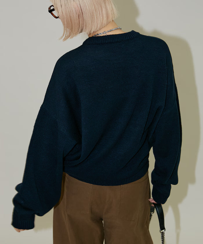 Boucle Flower Pullover Knit [Limited Edition]
