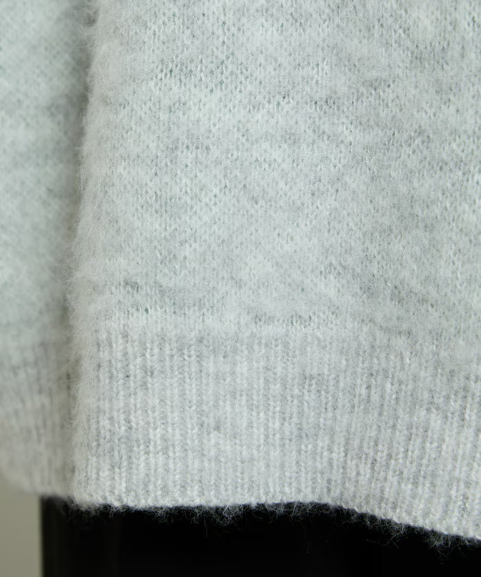 Jacquard Mohair Touch Knit Pullover Limited Edition