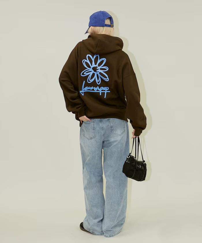 LOVE POP STUDIO FLOWER GRAPHIC HOODIE【Limited Edition】