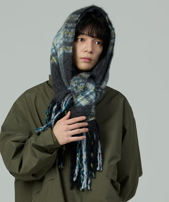 Checkered Volume Scarf