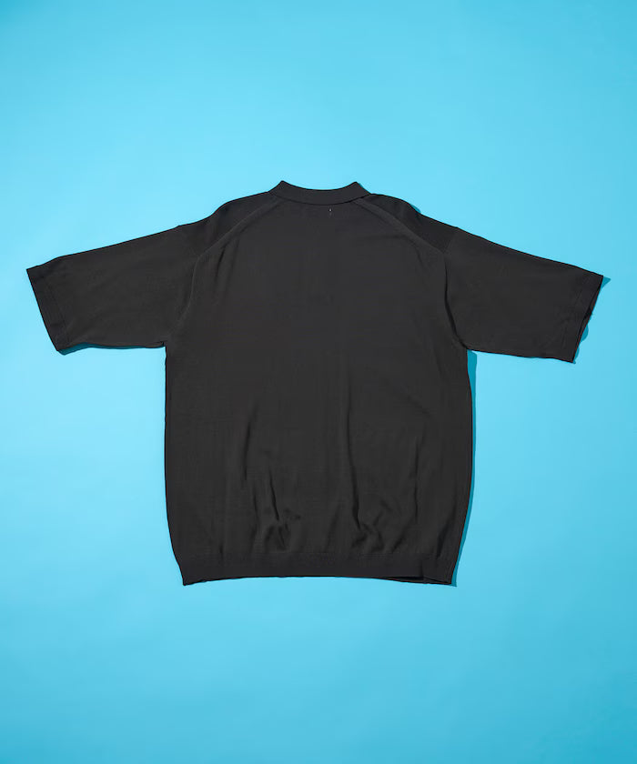 [New Color Added] SUPER ICE / Super Ice Short Sleeve Polo Neck Knit / Contact Cold Sensation