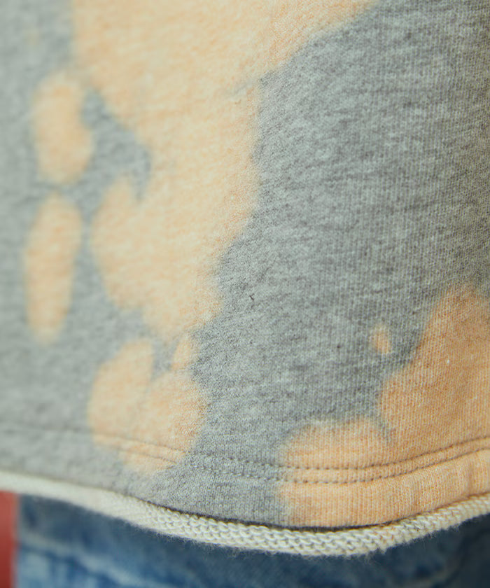 Bleach Back Sweat Ribbon One-Piece