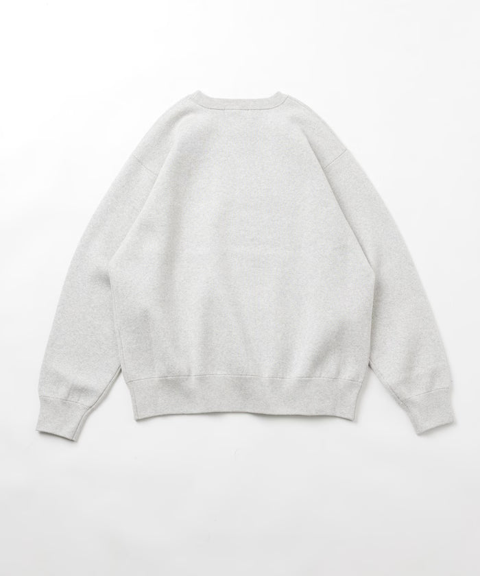 Sweat-like Crew Neck Knit