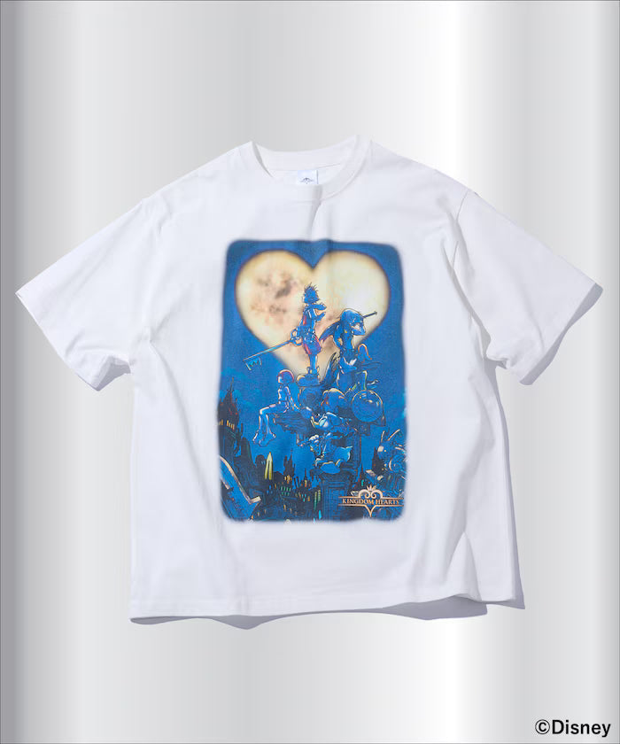 [Release on March 27 at 12:00] KINGDOM HEARTS / VISUAL TEE / Kingdom Hearts / Visual T-shirt - White