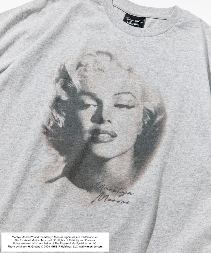 Marilyn Monroe Face Crack Photo T-Shirt