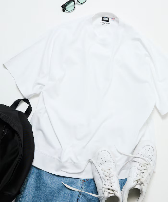 STORATECH/Stratech Lightweight Wide Silhouette Raglan T-Shirt/Antibacterial/Odor Resistant/Antimicrobial/UV Cut/Contact Cooling Moisture-Wicking 【Limited Edition】