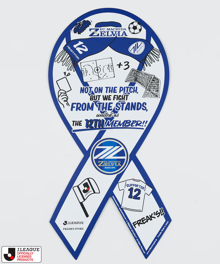 [Sales starting on May 15 at 12:00] J.LEAGUE × FREAK’S STORE Exclusive RIBBON MAGNET - FC Machida Zelvia